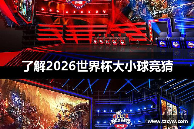了解2026世界杯大小球竞猜